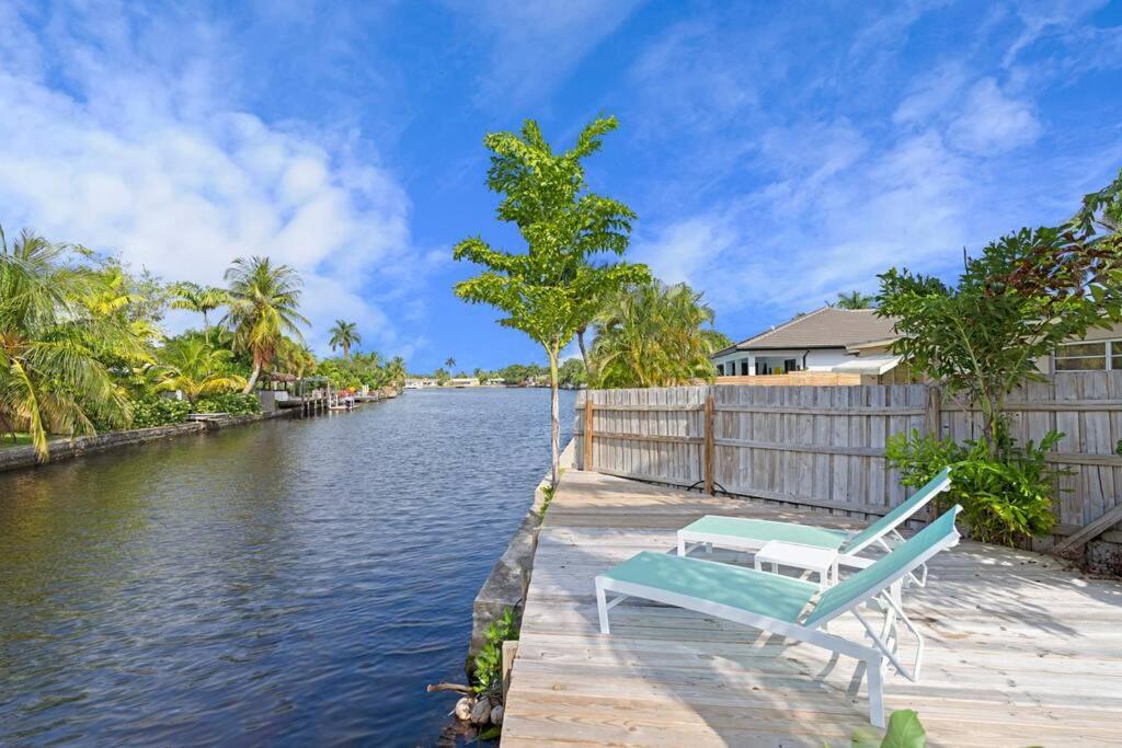 Waterfront-Heated Pool-Mini Golf-Game Room-2Mi Beach Fort Lauderdale Dış mekan fotoğraf