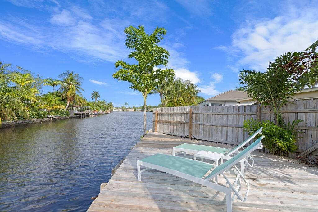Waterfront-Heated Pool-Mini Golf-Game Room-2Mi Beach Fort Lauderdale Dış mekan fotoğraf