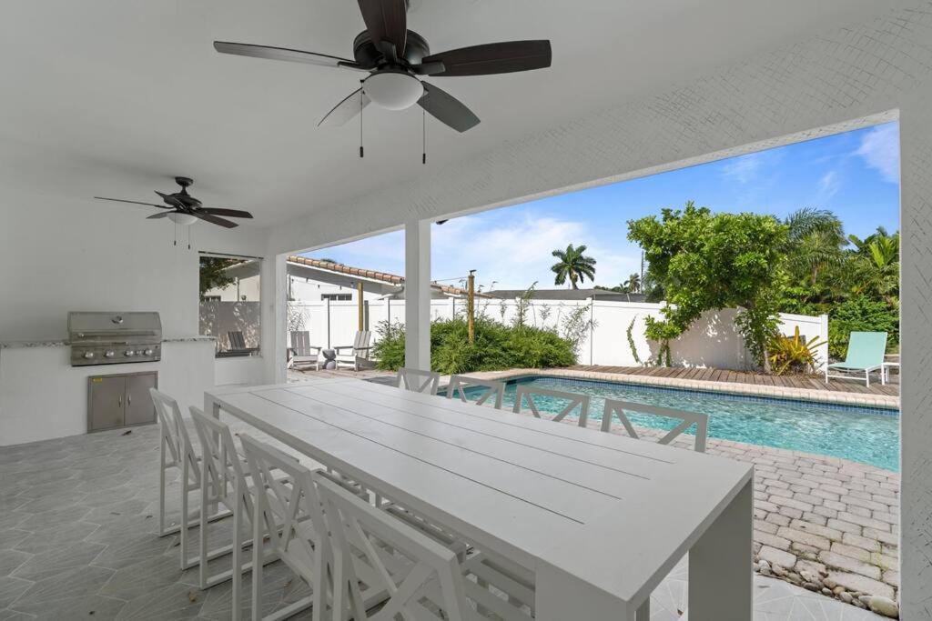 Waterfront-Heated Pool-Mini Golf-Game Room-2Mi Beach Fort Lauderdale Dış mekan fotoğraf