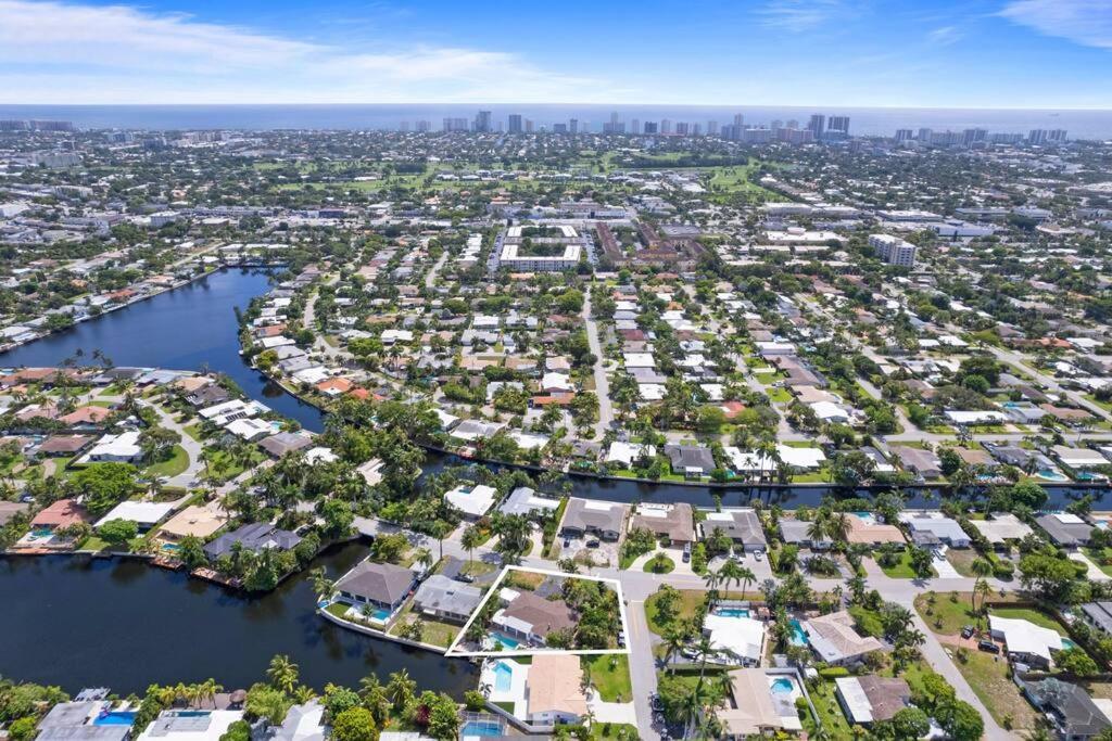 Waterfront-Heated Pool-Mini Golf-Game Room-2Mi Beach Fort Lauderdale Dış mekan fotoğraf
