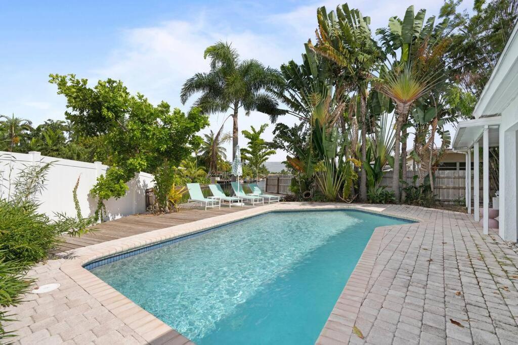 Waterfront-Heated Pool-Mini Golf-Game Room-2Mi Beach Fort Lauderdale Dış mekan fotoğraf